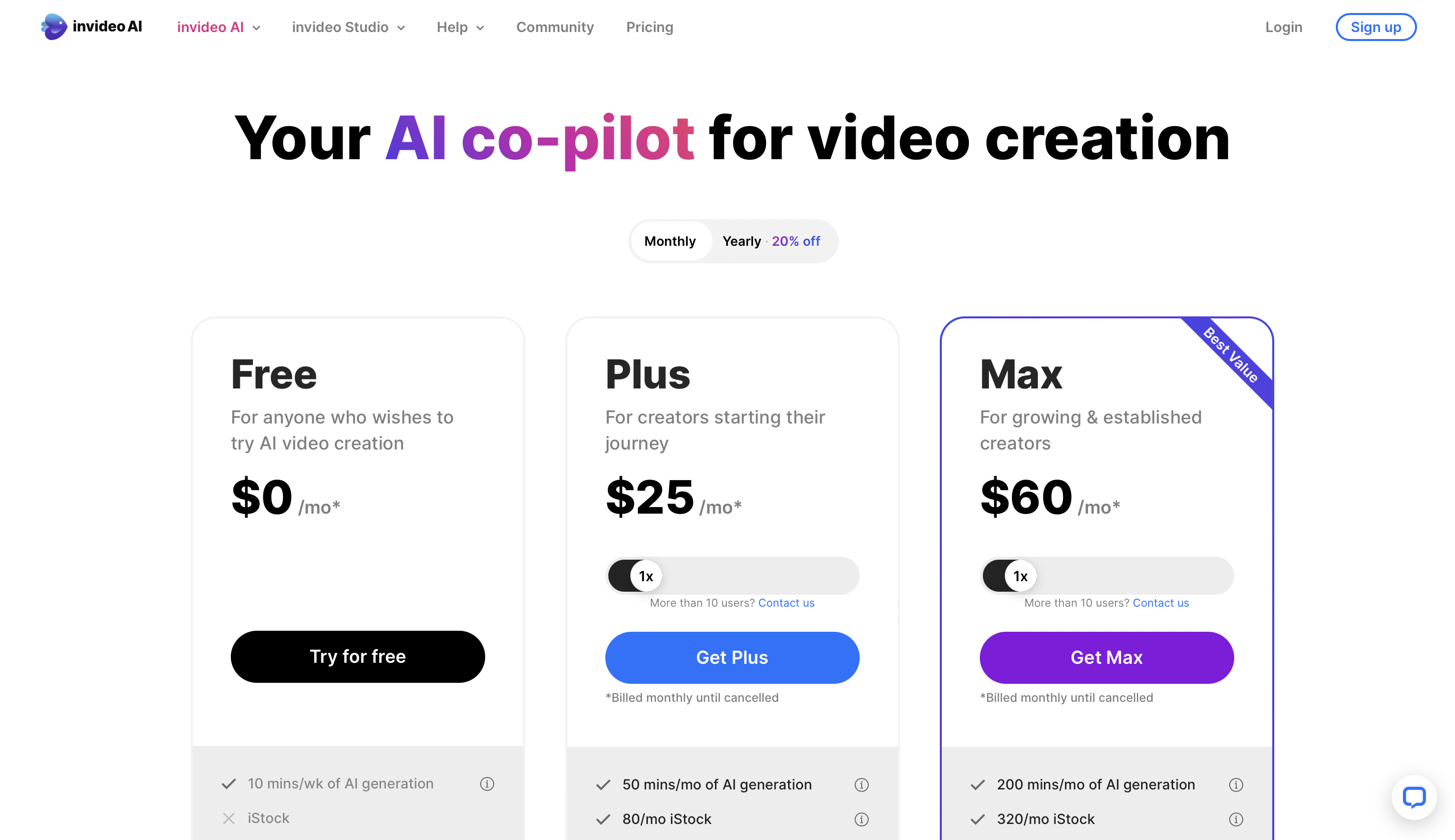 Video İçi Yapay Zeka Fiyatlandırması