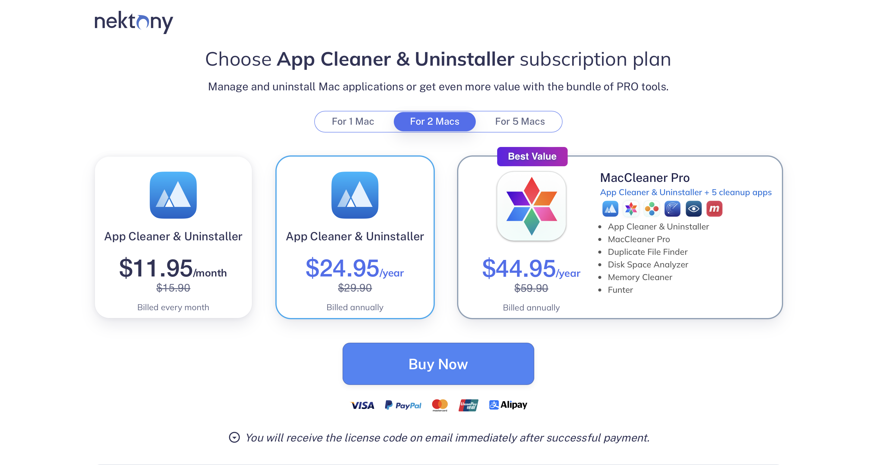 Prijzen voor App Cleaner Uninstaller