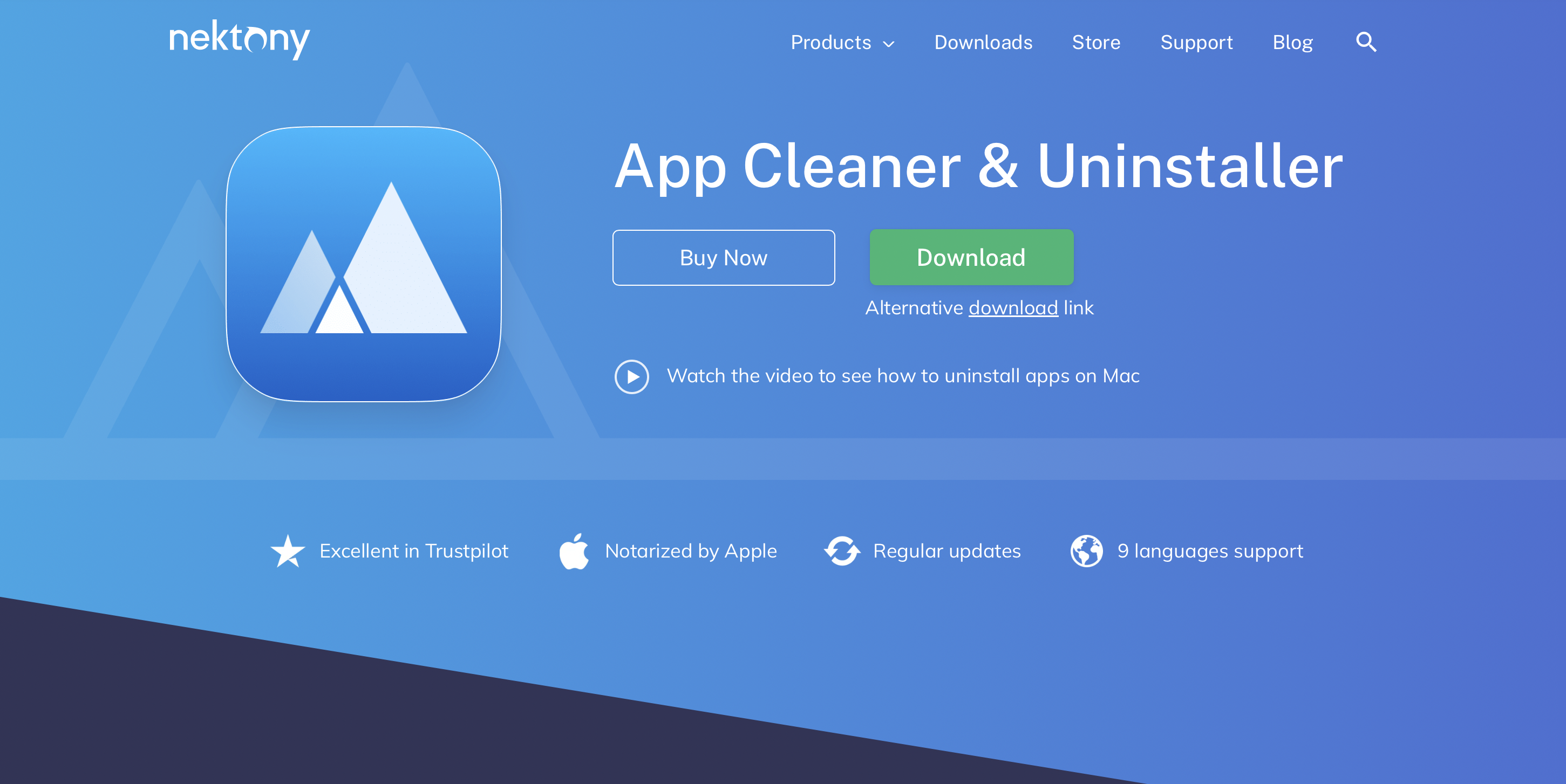Malinstalilo de App Cleaner