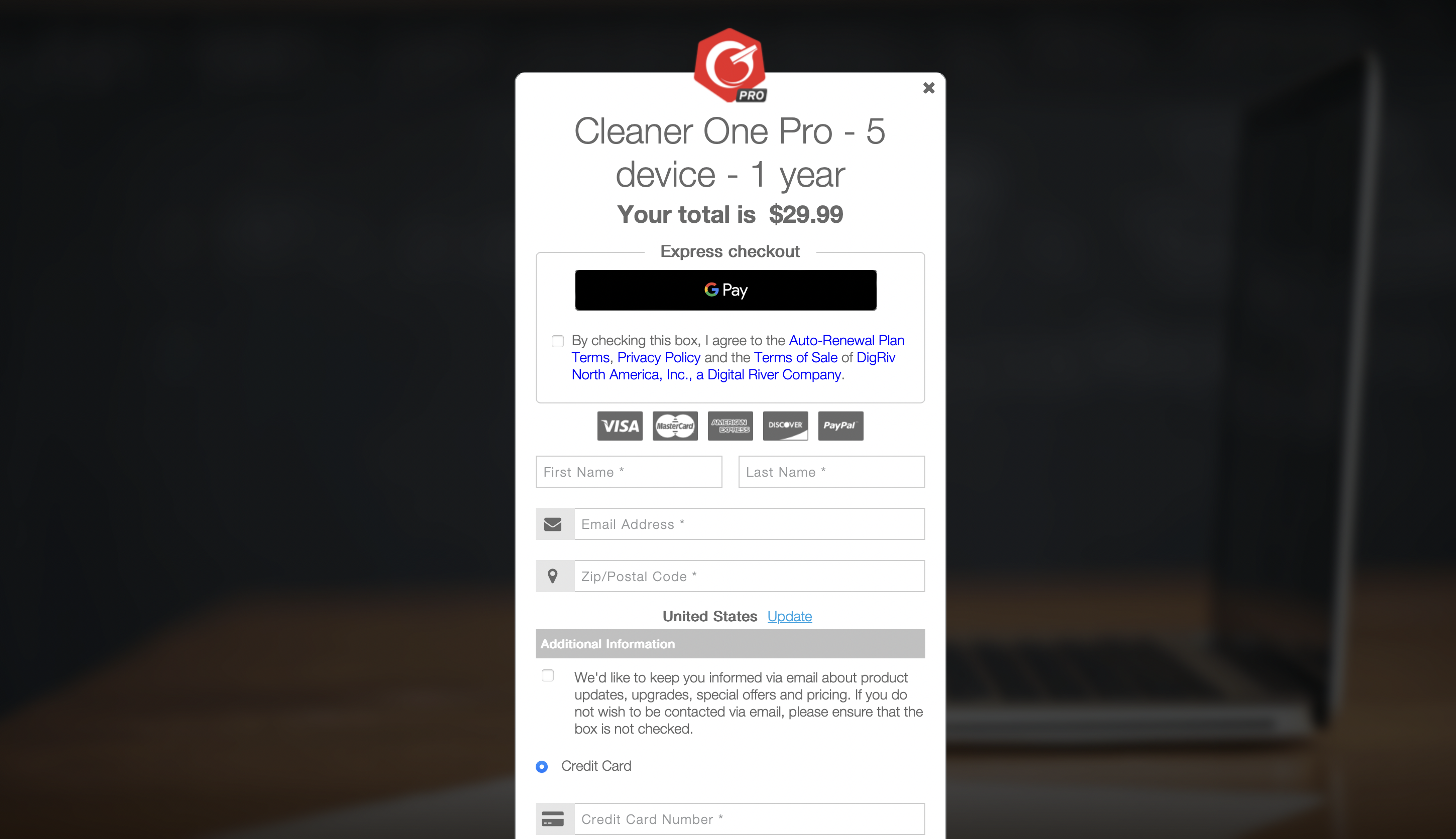 Cleaner One Pro kainos