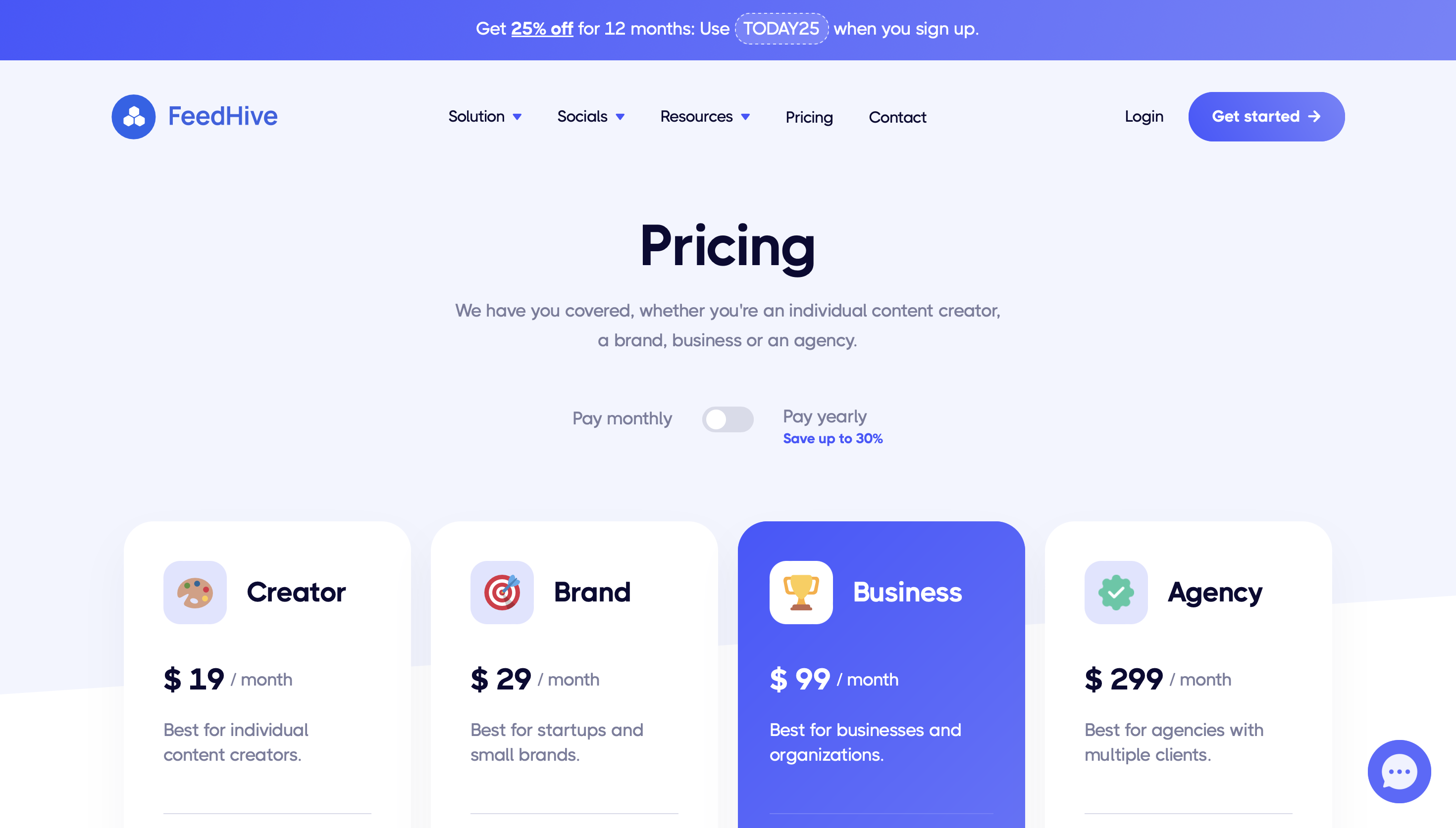 FeedHive Pricing