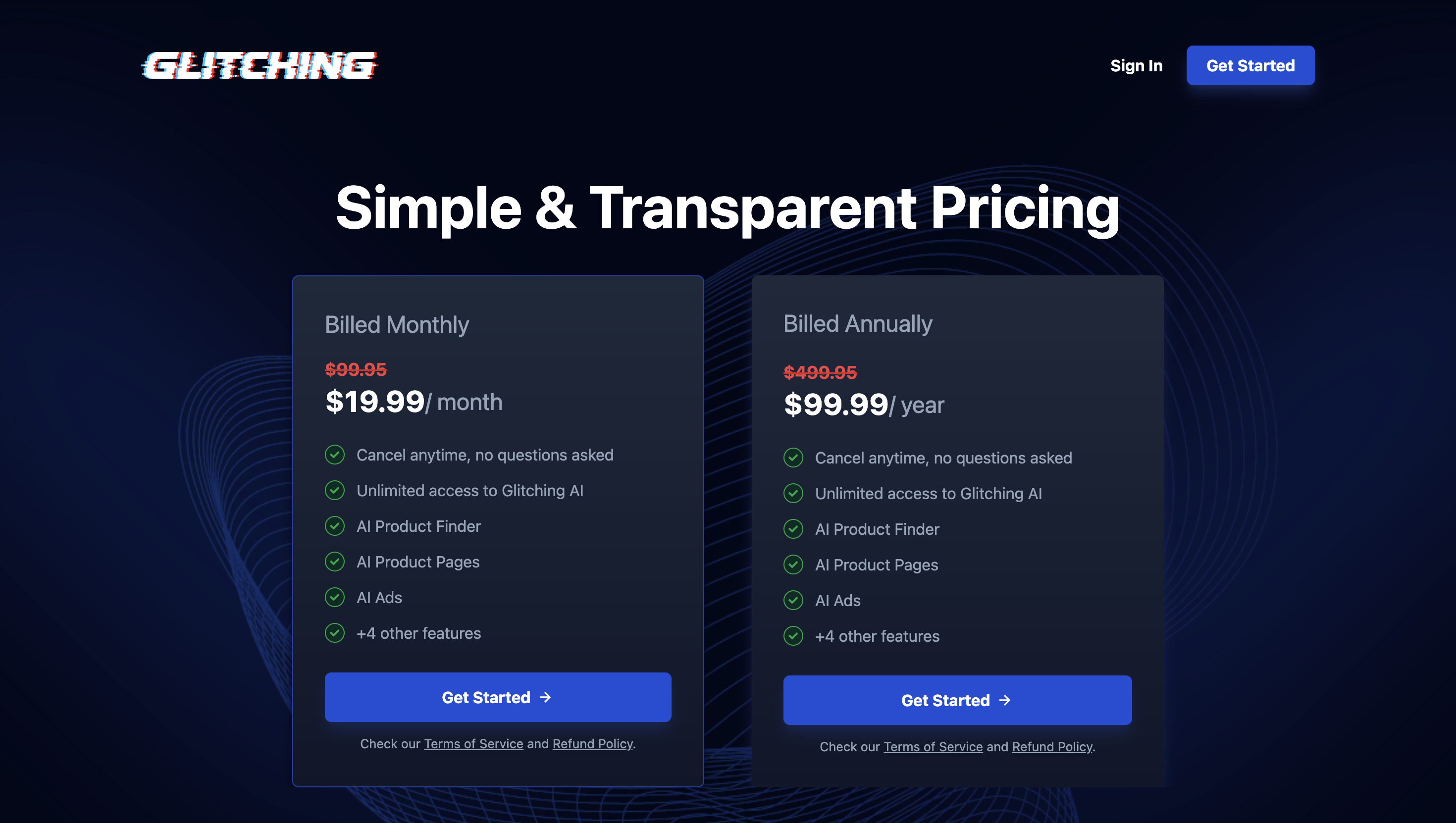 Glitching AI Pricing